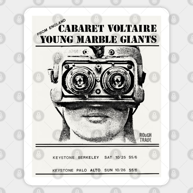 Cabaret Voltaire & Young Marble Giants Sticker by unknown_pleasures